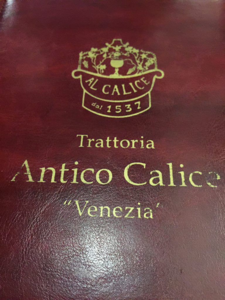 Al Calice Trattoria Venice Italy