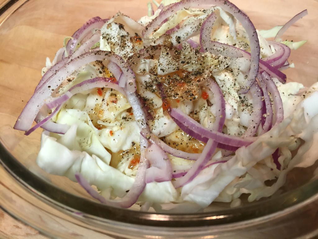 Bacon Cabbage Tomato Sandwich