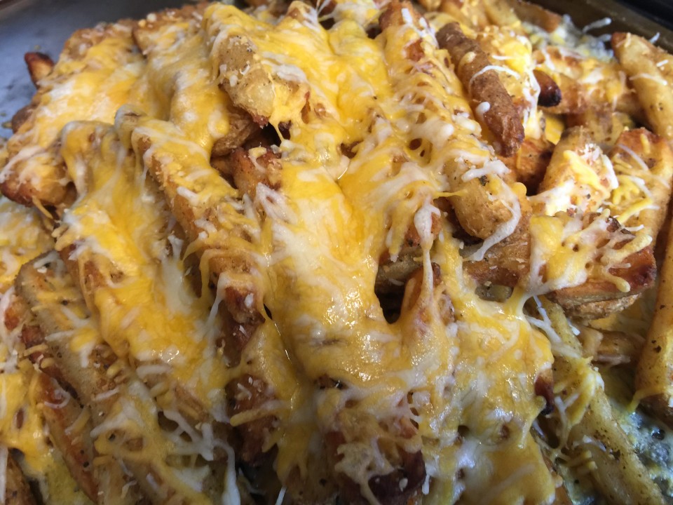 Chorizo Irish Nachos and Eggs