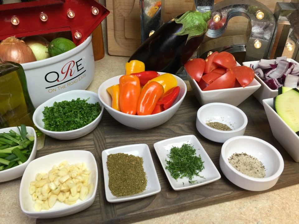 Roasted Vegetable Mediterranean Salad