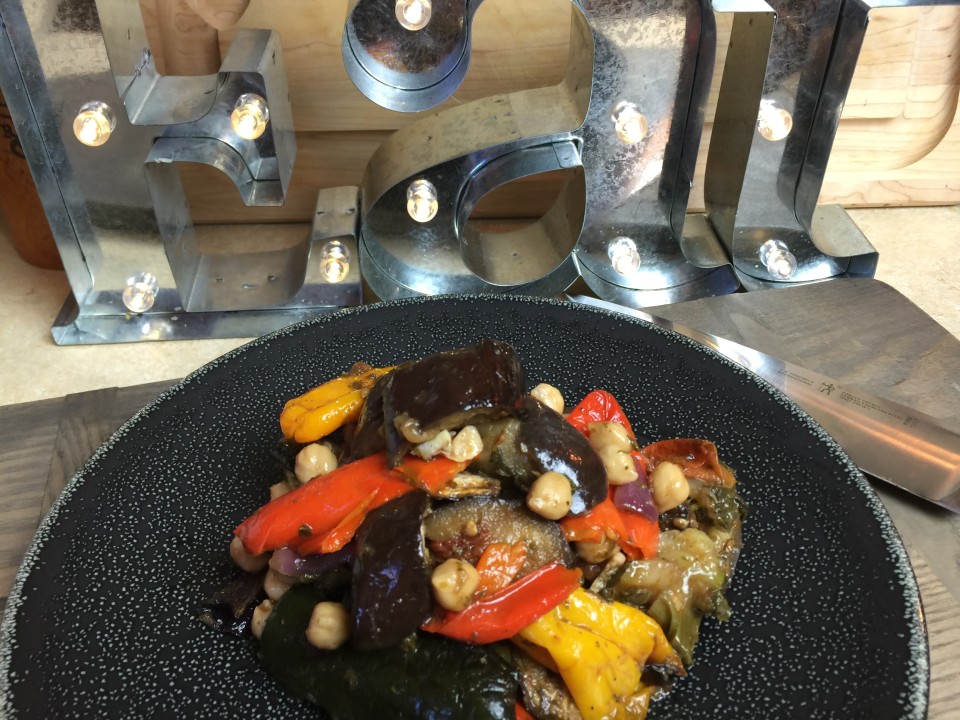 Roasted Vegetable Mediterranean Salad