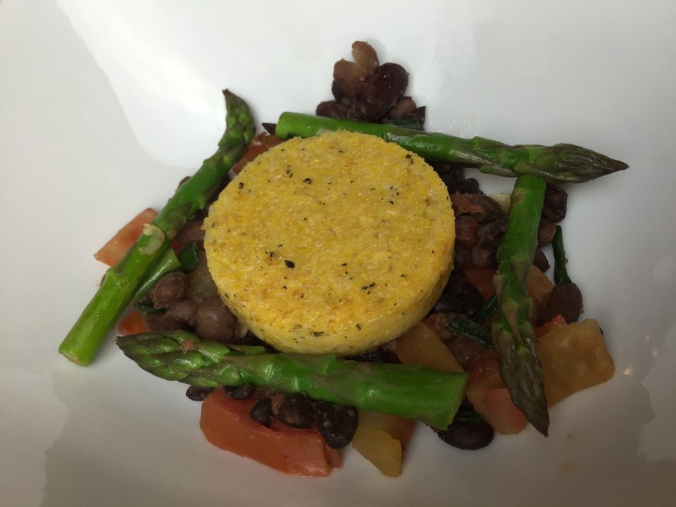 Tri Bean Polenta Plate