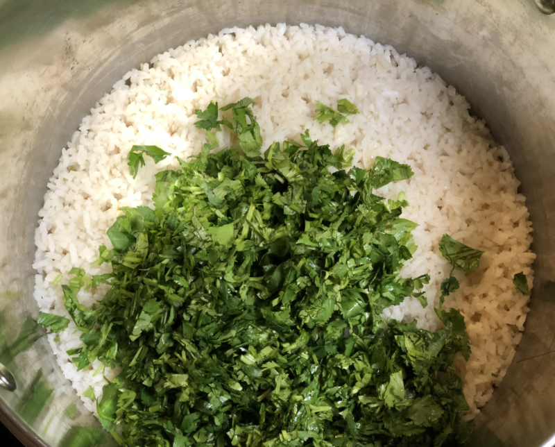 Cilantro Lime Rice Recipe Mexican Rice Recipe Oil