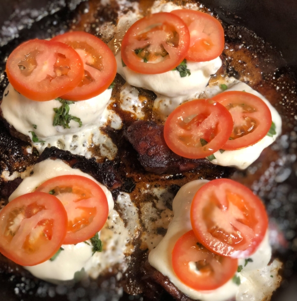 Balsamic Chicken Recipe Caprese Skillet Chicken