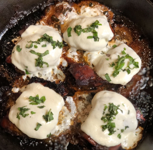 Balsamic Chicken Recipe Caprese Skillet Chicken