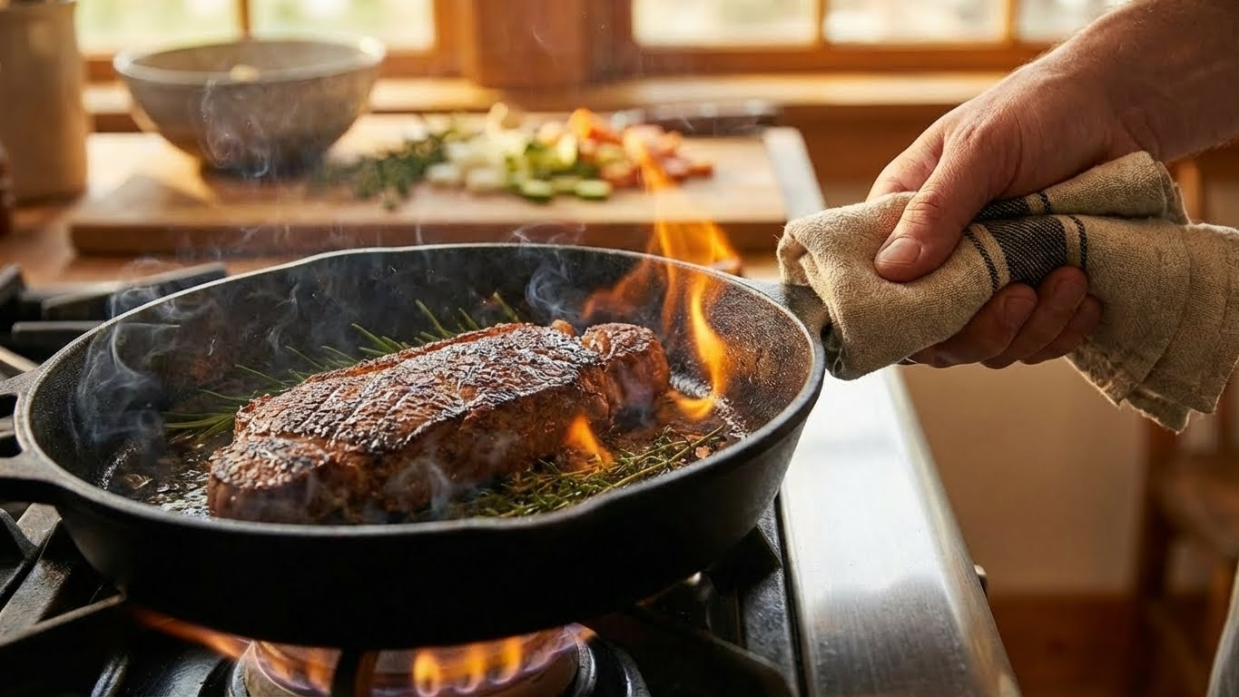 Cast Iron Skillet Grill Dutch Oven Cookware