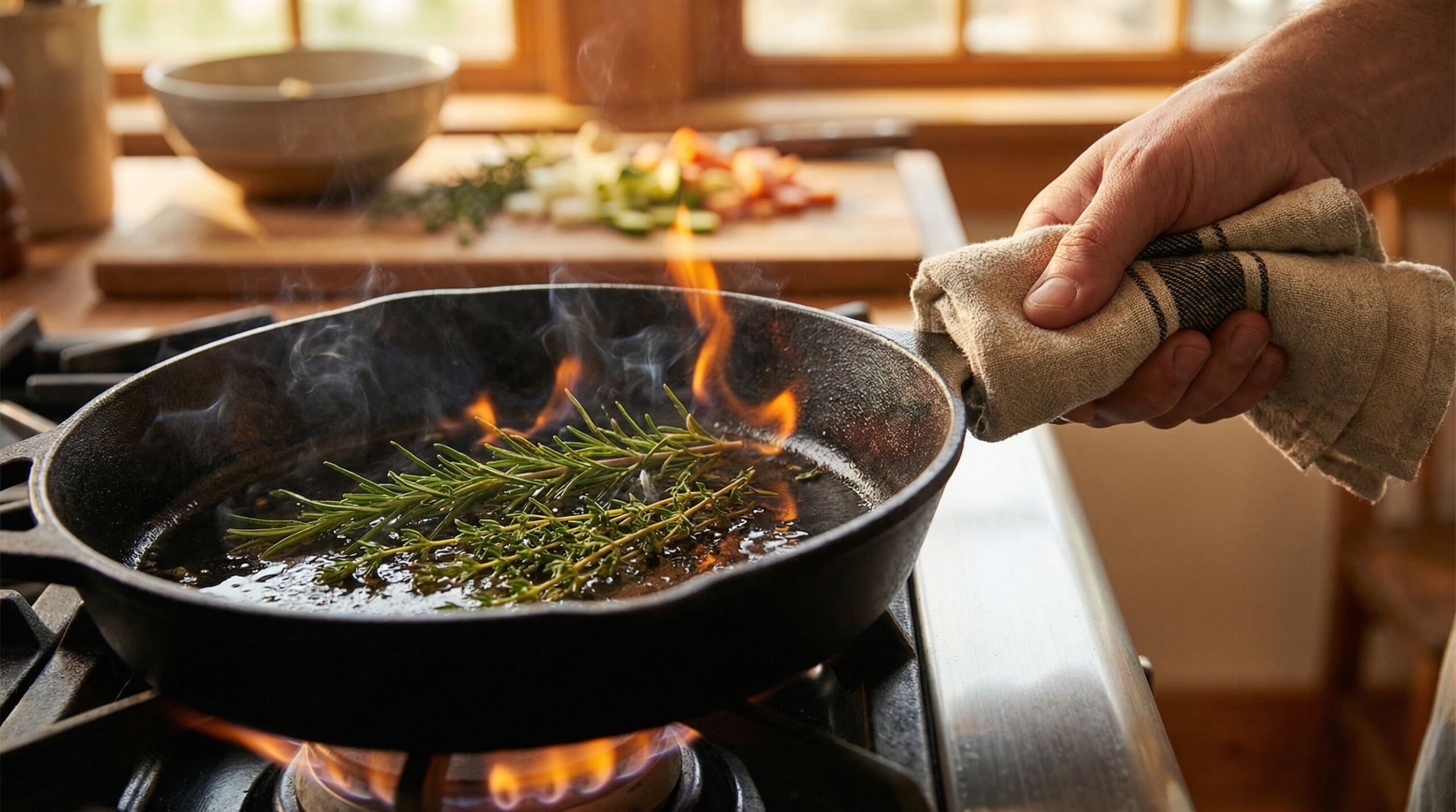 Cast Iron Skillet Grill Dutch Oven Cookware