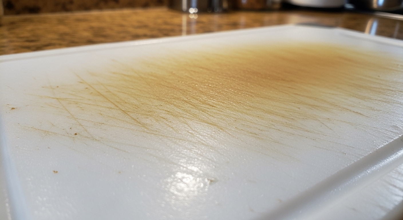 plastic cutting board with knife grooves