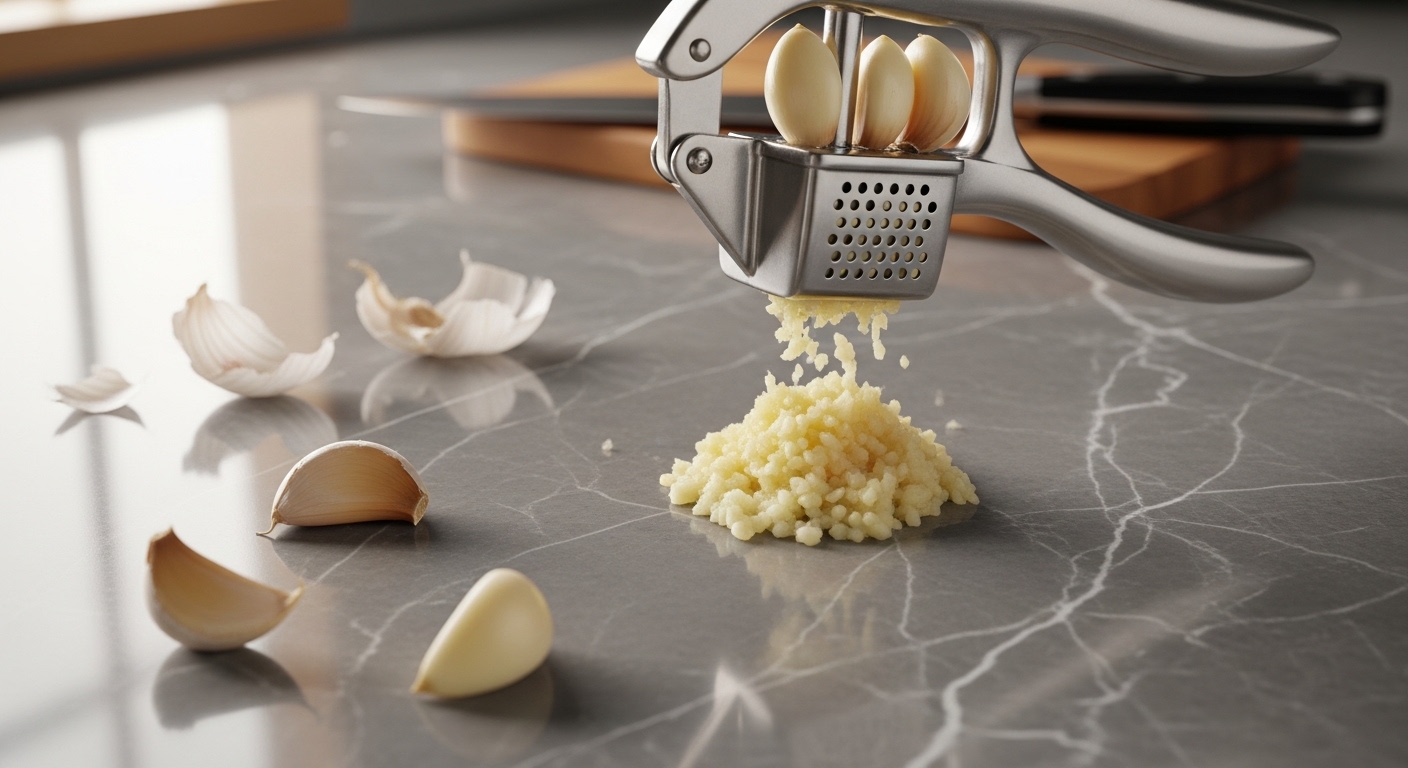 Best Garlic Presses for Easy Garlic Prep fresh garlic pressed