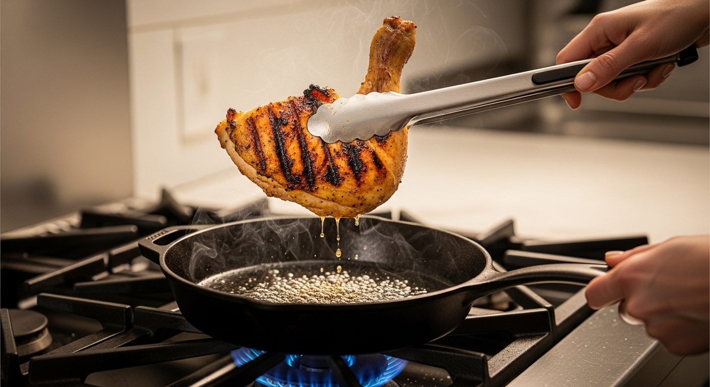 Best Kitchen Tongs for Cooking and Grilling Chicken Leg