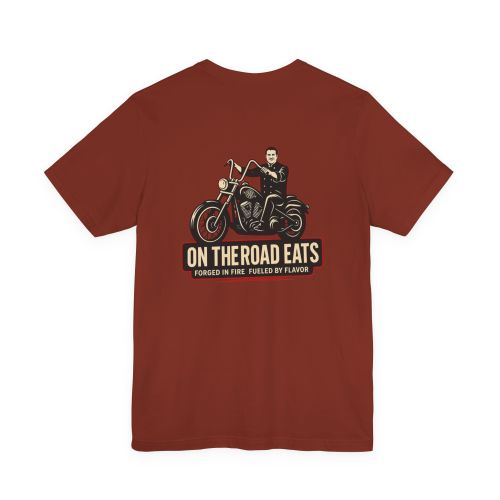 On The Road Eats Chef Rider T-Shirt | Vintage Motorcycle Tee
