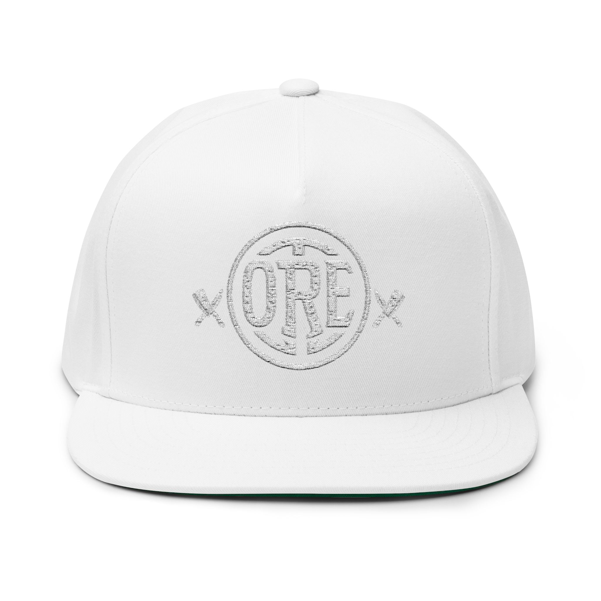 On The Road Eats Crossed OTRE Snapback Hat | Premium Flat Bill Cap - Image 2