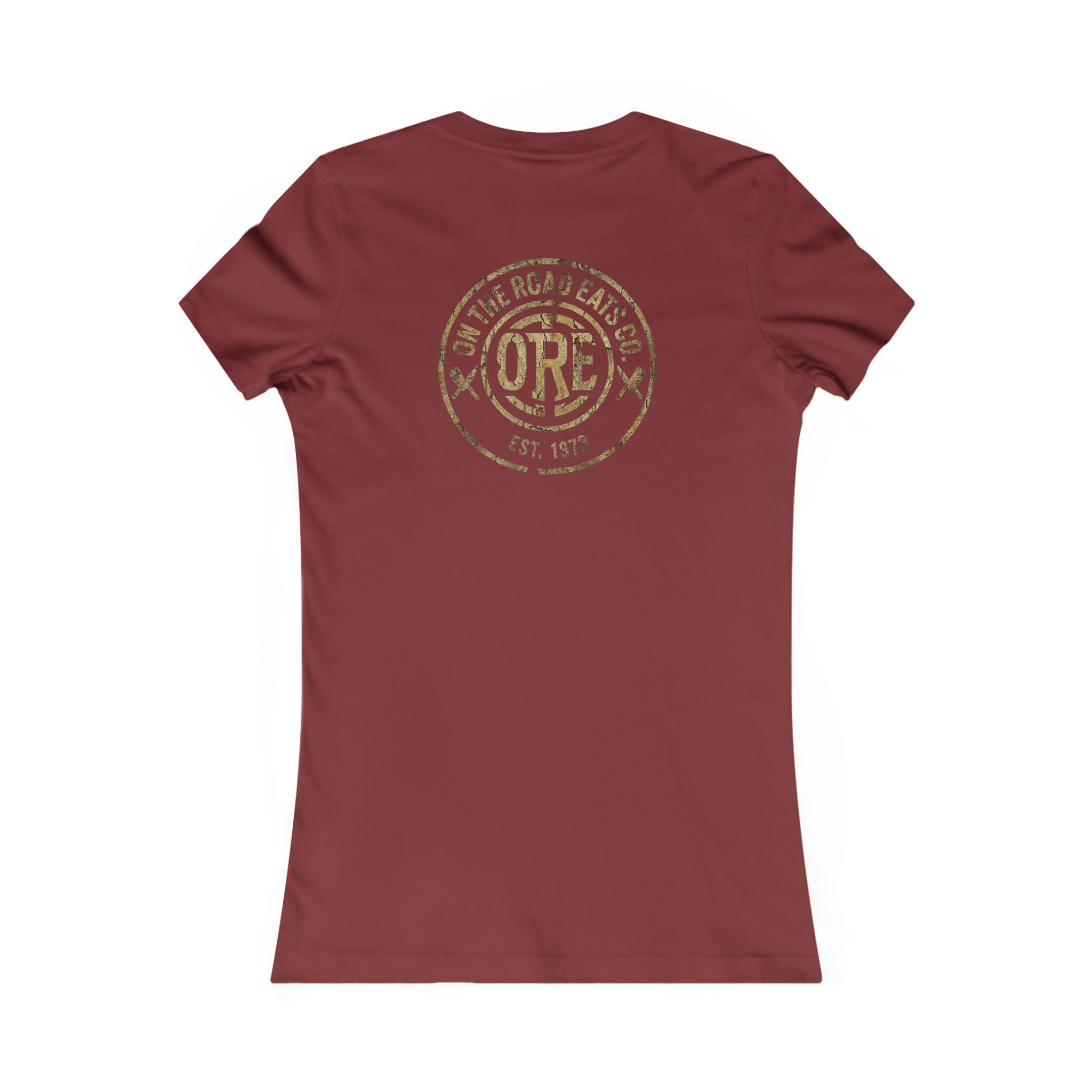 Women's Heritage Distressed Circle T-Shirt | On The Road Eats Apparel - Image 8