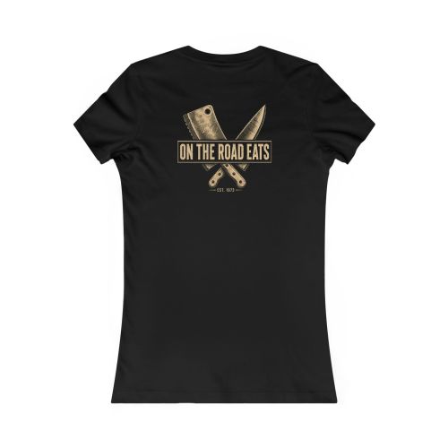 Women's Vintage On The Road Eats | Crossed Knives T-Shirt