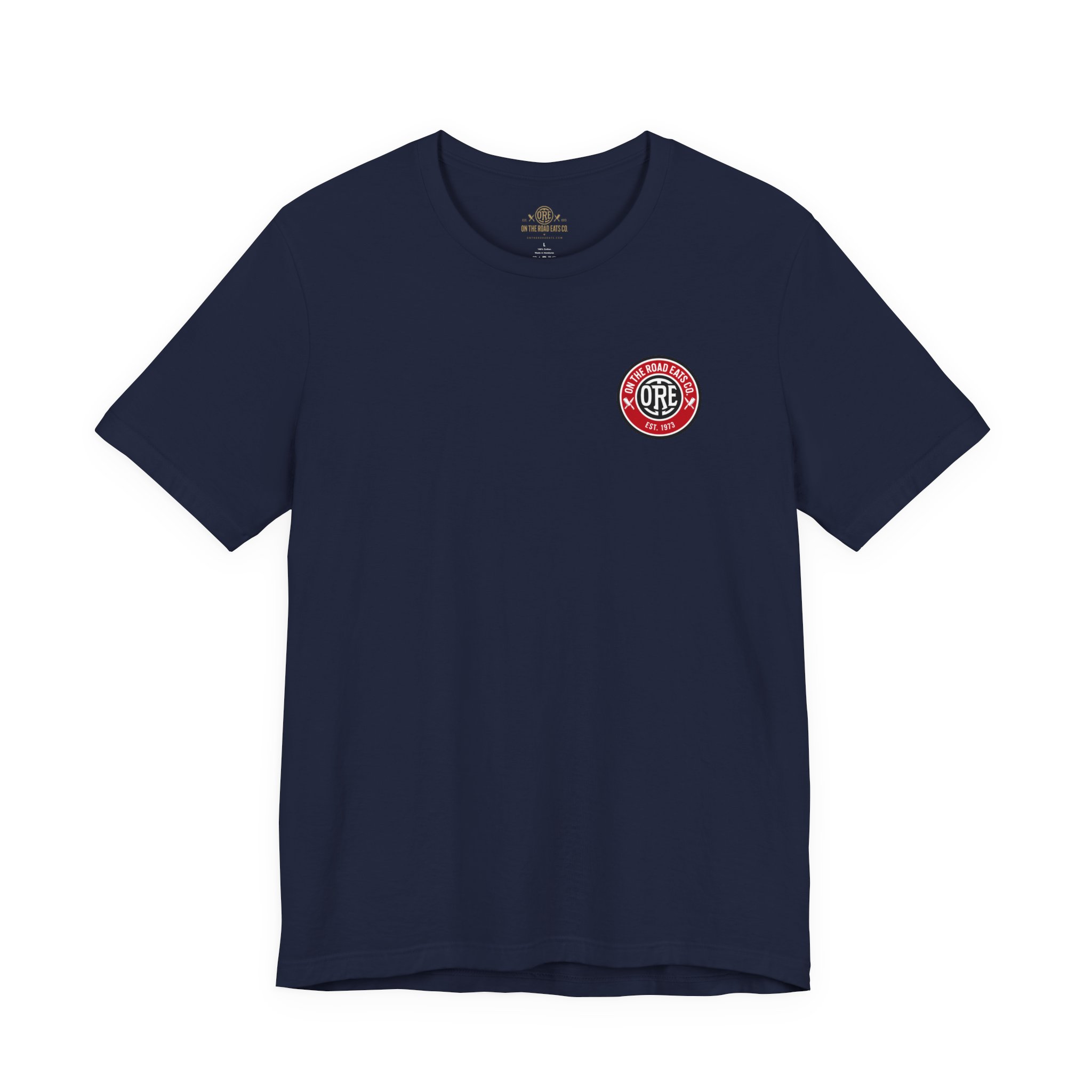 On The Road Eats Heritage Red Circle Logo T-Shirt - Image 7