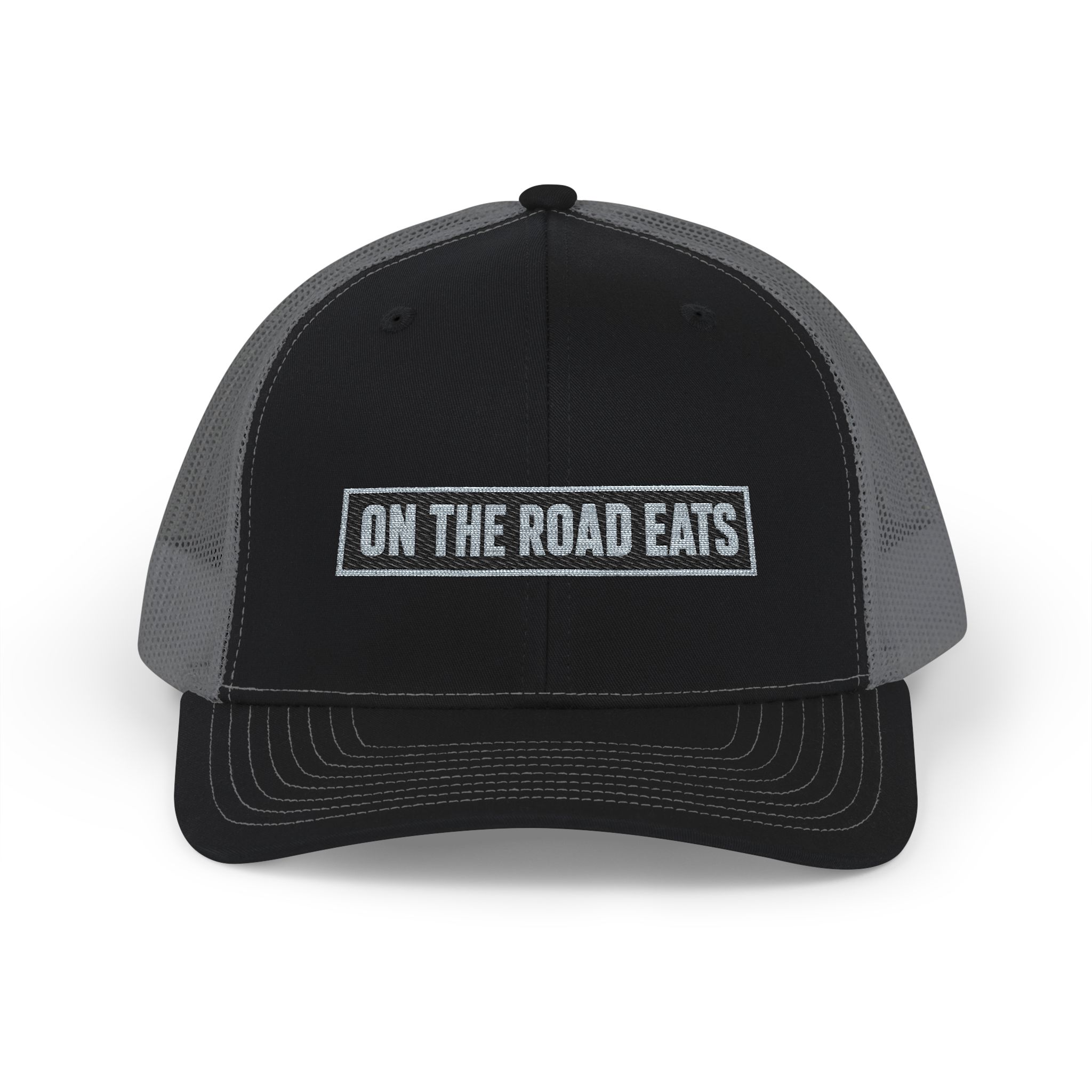 On The Road Eats Boxed Logo Snapback Trucker Hat | OTRE Apparel - Image 5