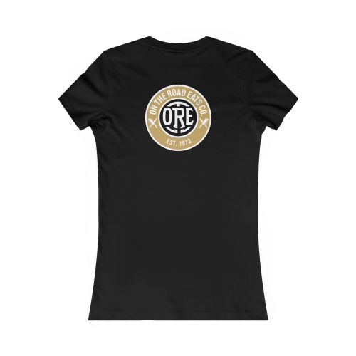 Women's OTRE Heritage Gold Circle T-Shirt | On The Road Eats Apparel