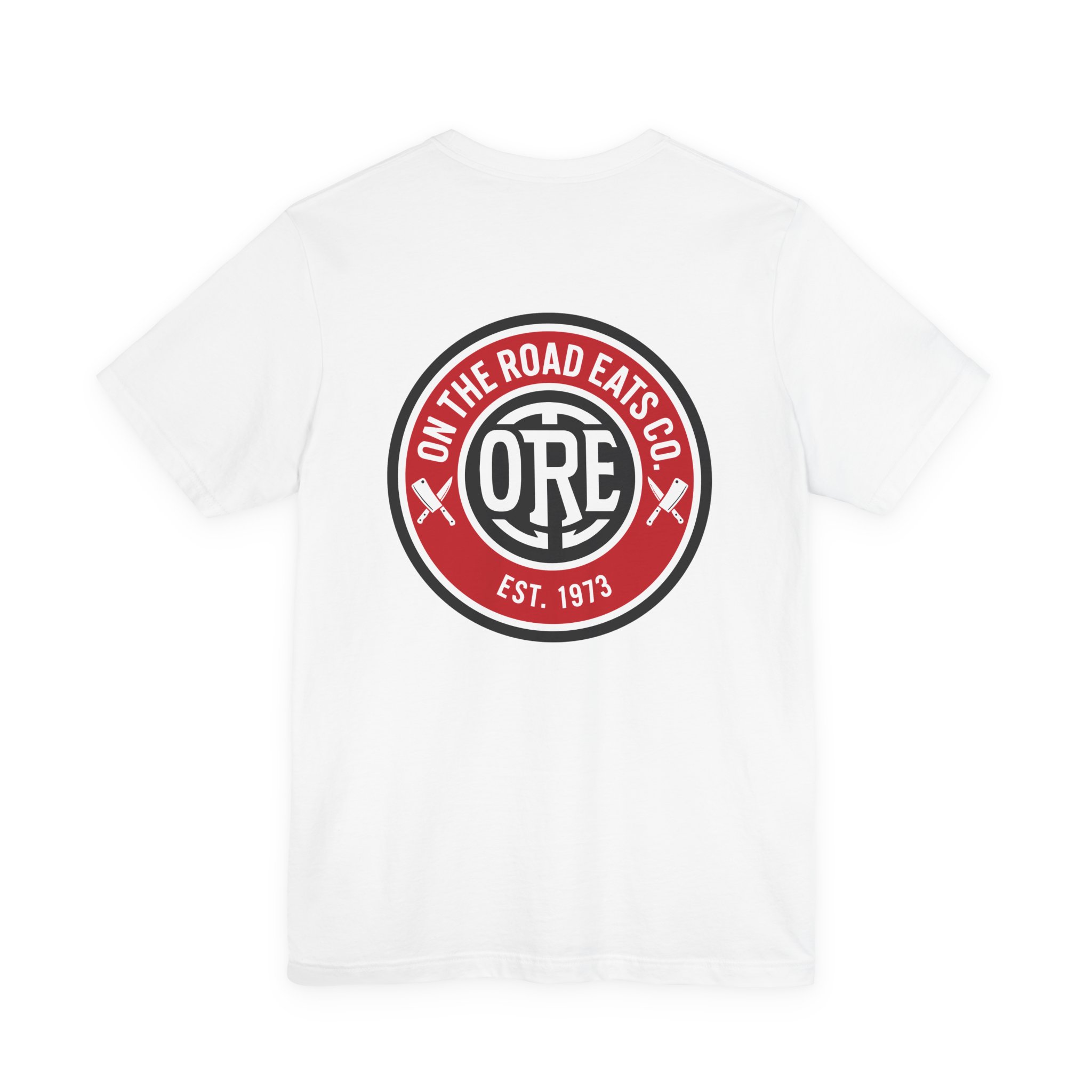On The Road Eats Heritage Red Circle Logo T-Shirt - Image 4