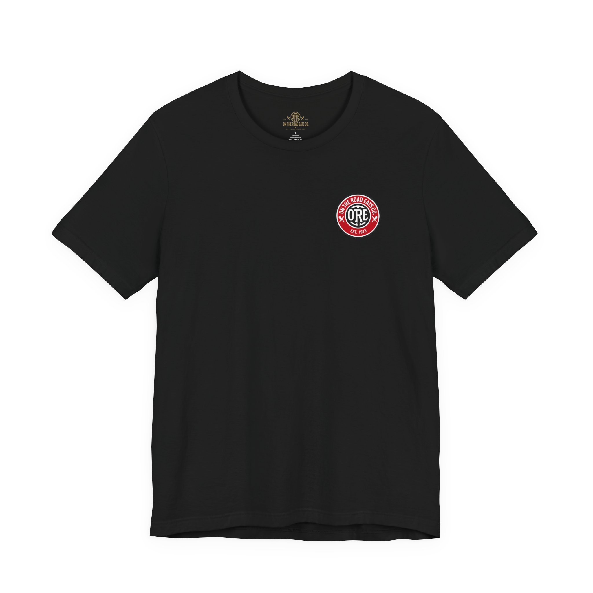 On The Road Eats Heritage Red Circle Logo T-Shirt - Image 2