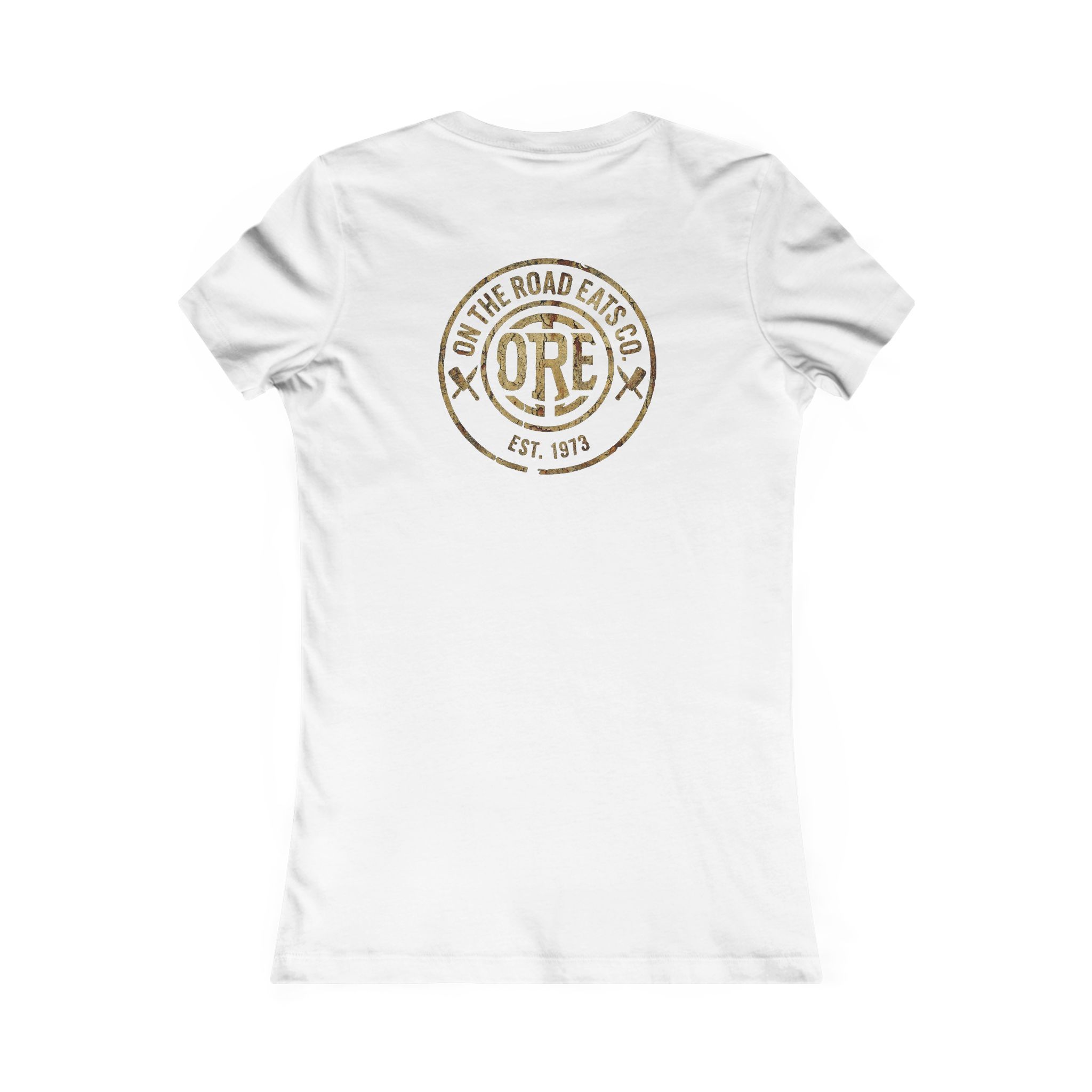 Women's Heritage Distressed Circle T-Shirt | On The Road Eats Apparel
