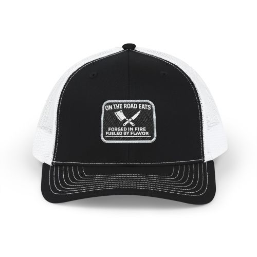 On The Road Eats Forged In Fire Trucker Hat | Premium OTRE Apparel