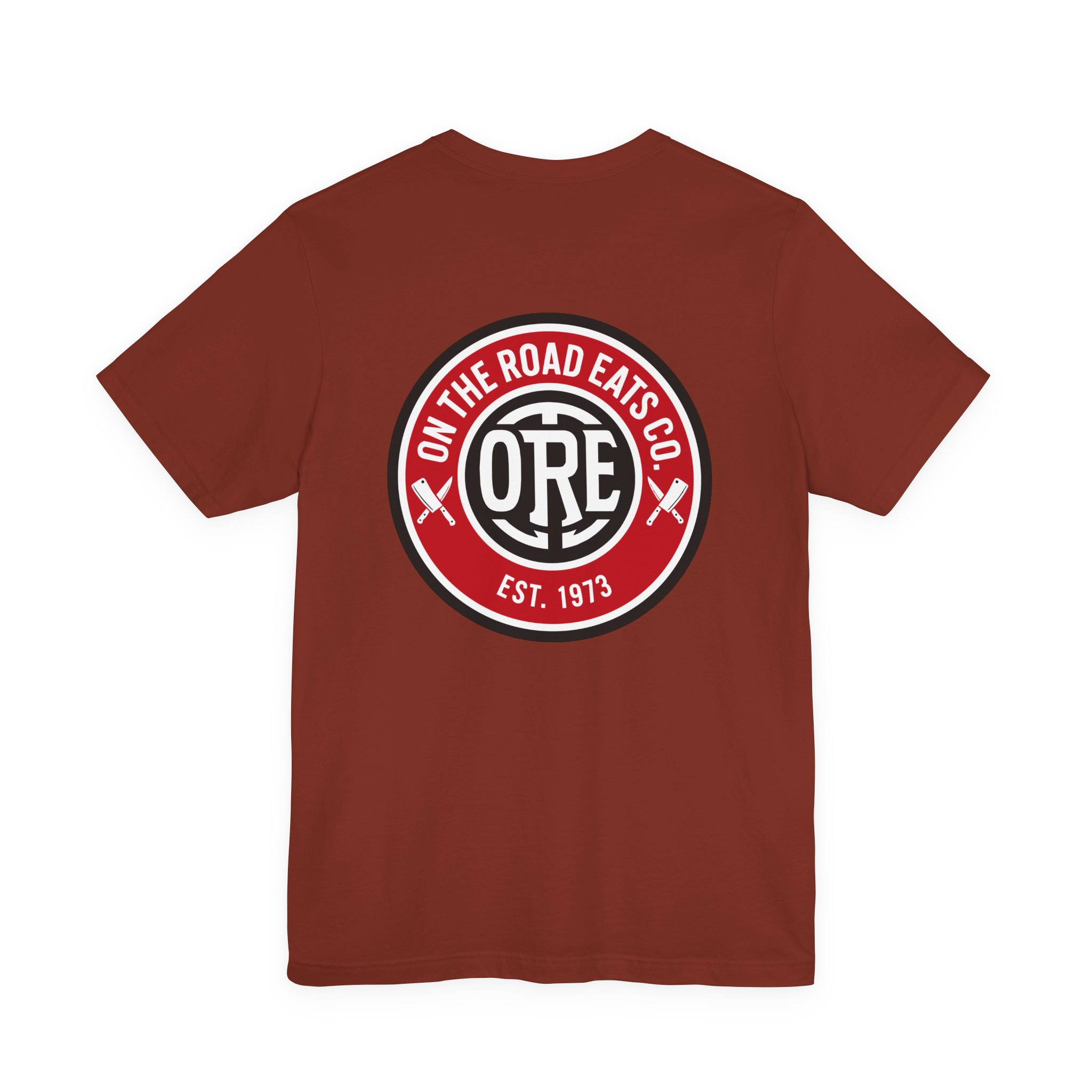 On The Road Eats Heritage Red Circle Logo T-Shirt - Image 6