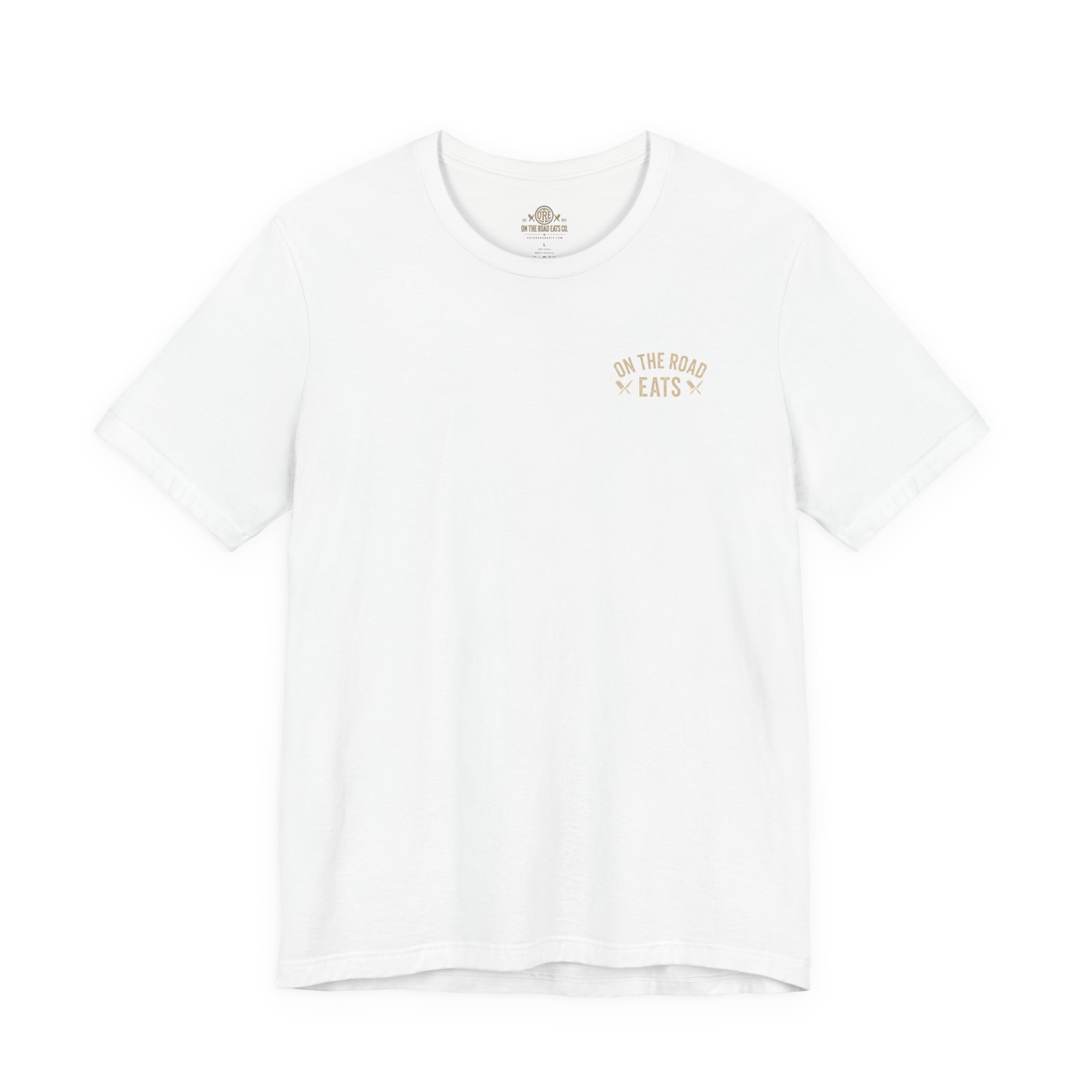 Road Tested. Chef Approved. | On The Road Eats Premium Chef T-Shirt - Image 3