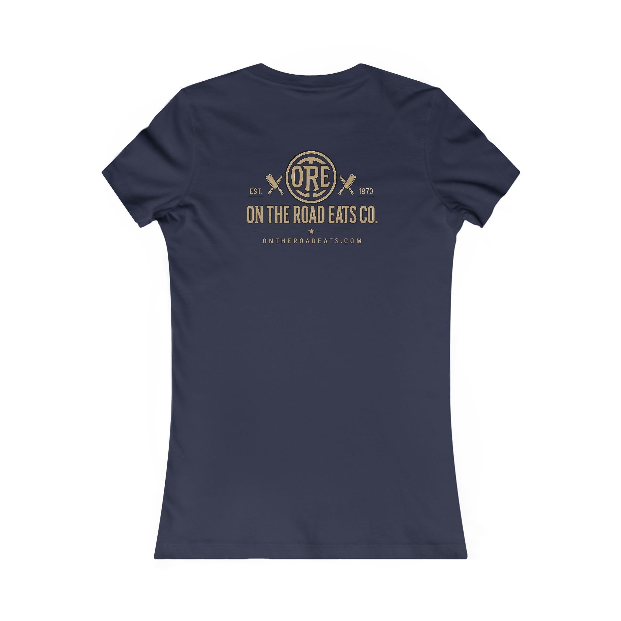 Women's On The Road Eats Heritage Logo T-Shirt | Premium Apparel