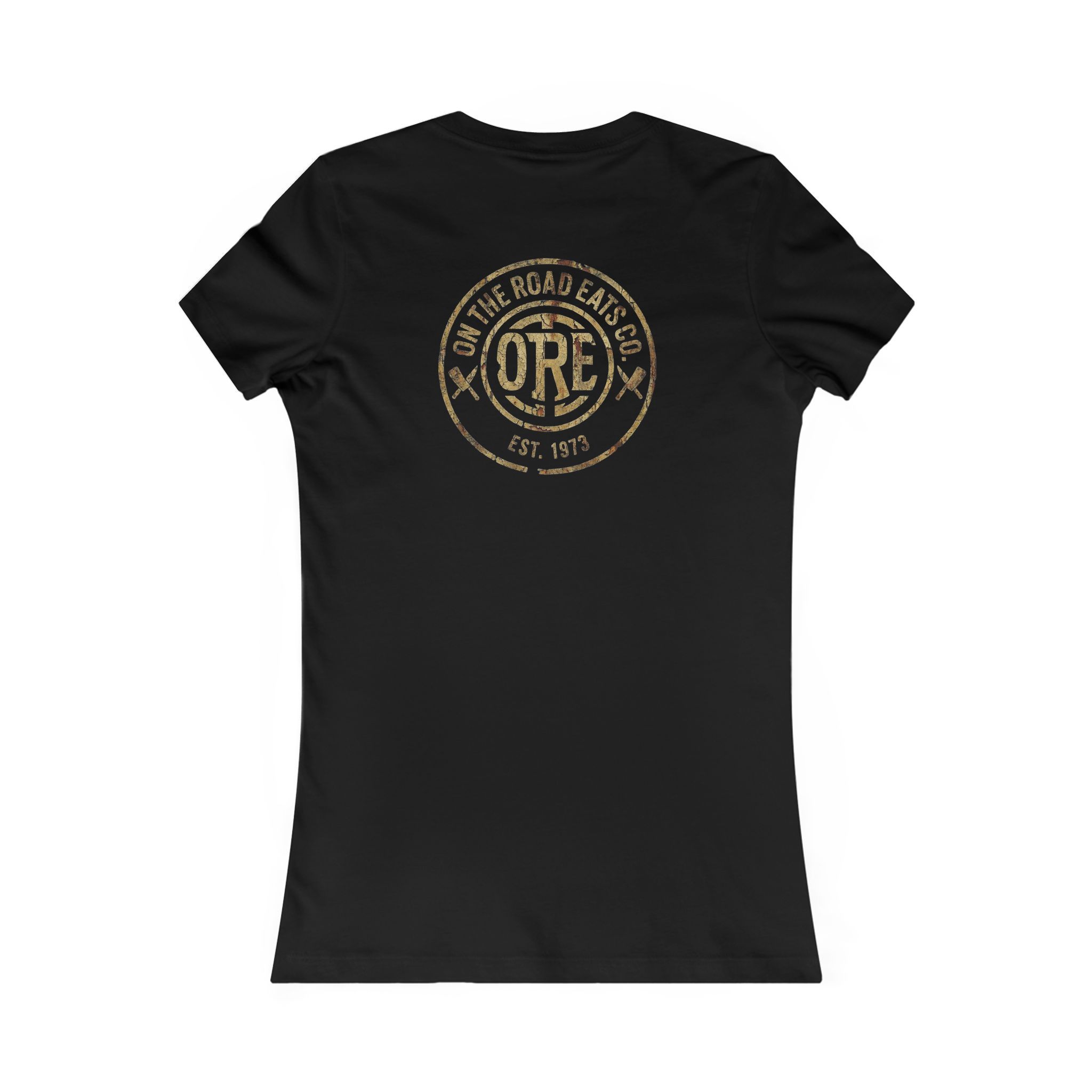 Women's Heritage Distressed Circle T-Shirt | On The Road Eats Apparel - Image 4