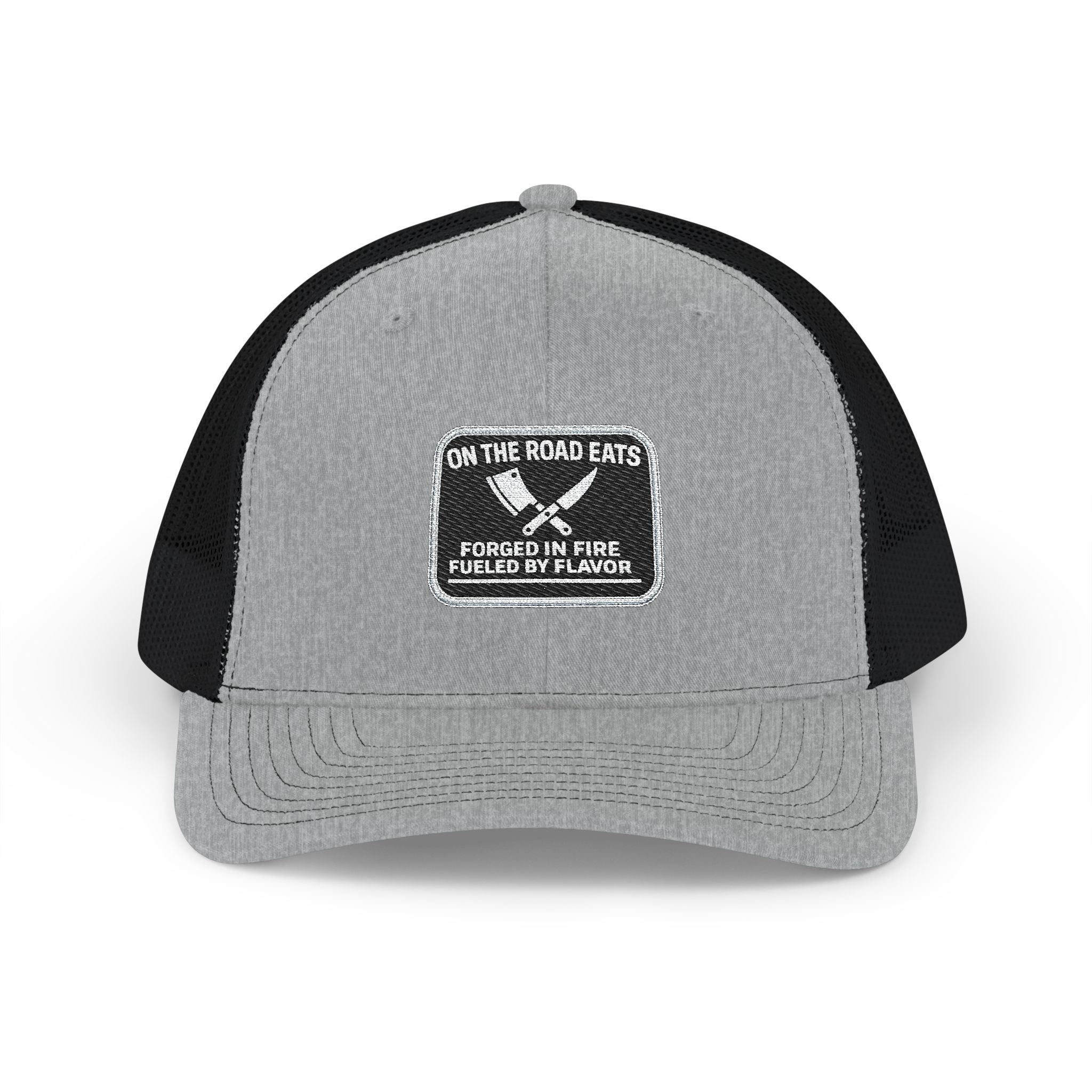 On The Road Eats Forged In Fire Trucker Hat | Premium OTRE Apparel - Image 11