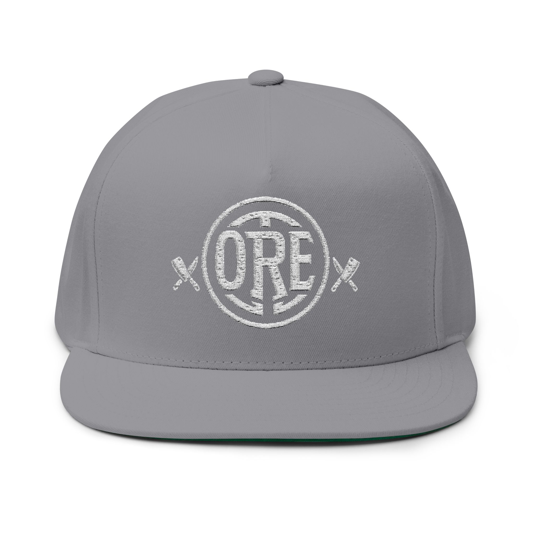 On The Road Eats Crossed OTRE Snapback Hat | Premium Flat Bill Cap - Image 4