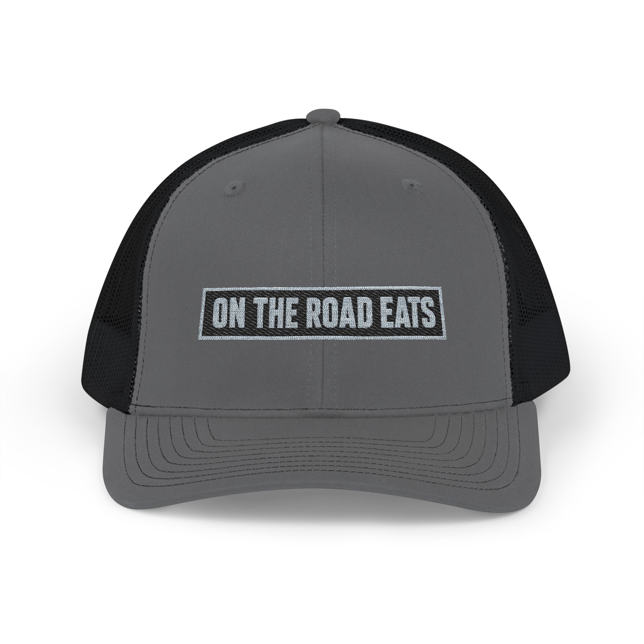 On The Road Eats Boxed Logo Snapback Trucker Hat | OTRE Apparel - Image 9