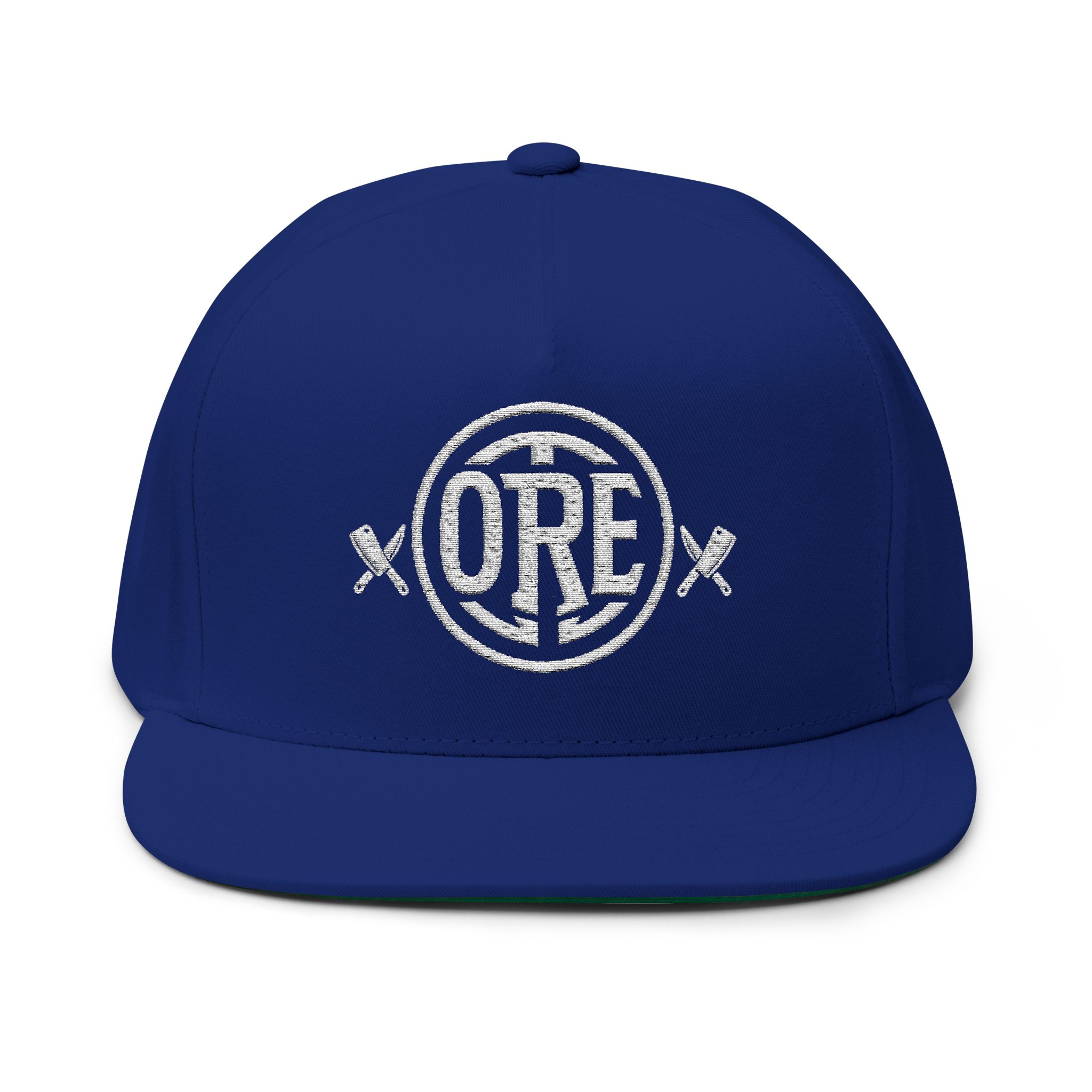 On The Road Eats Crossed OTRE Snapback Hat | Premium Flat Bill Cap - Image 3