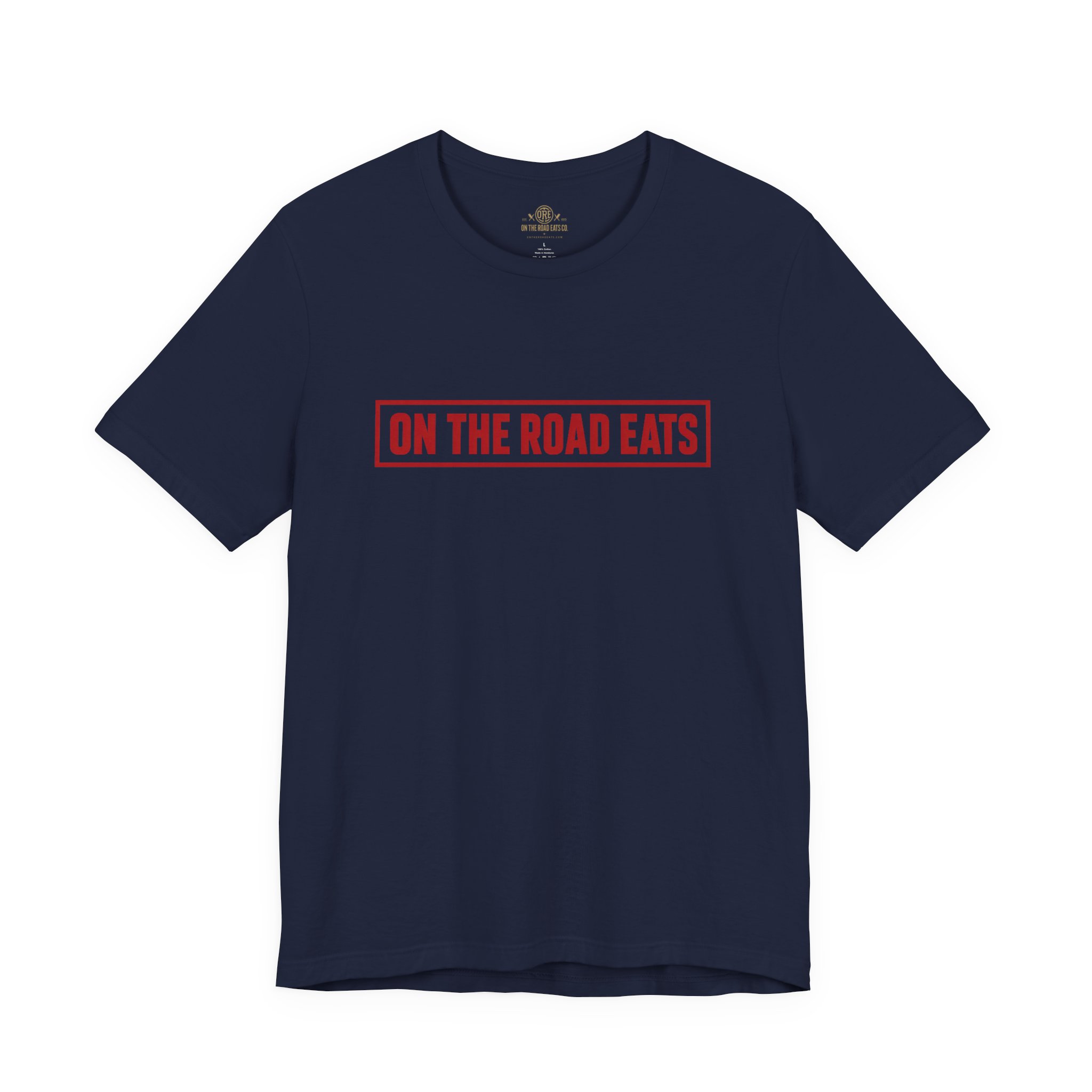 On The Road Eats Boxed Logo T-Shirt | OTRE Graphic Tee - Image 7