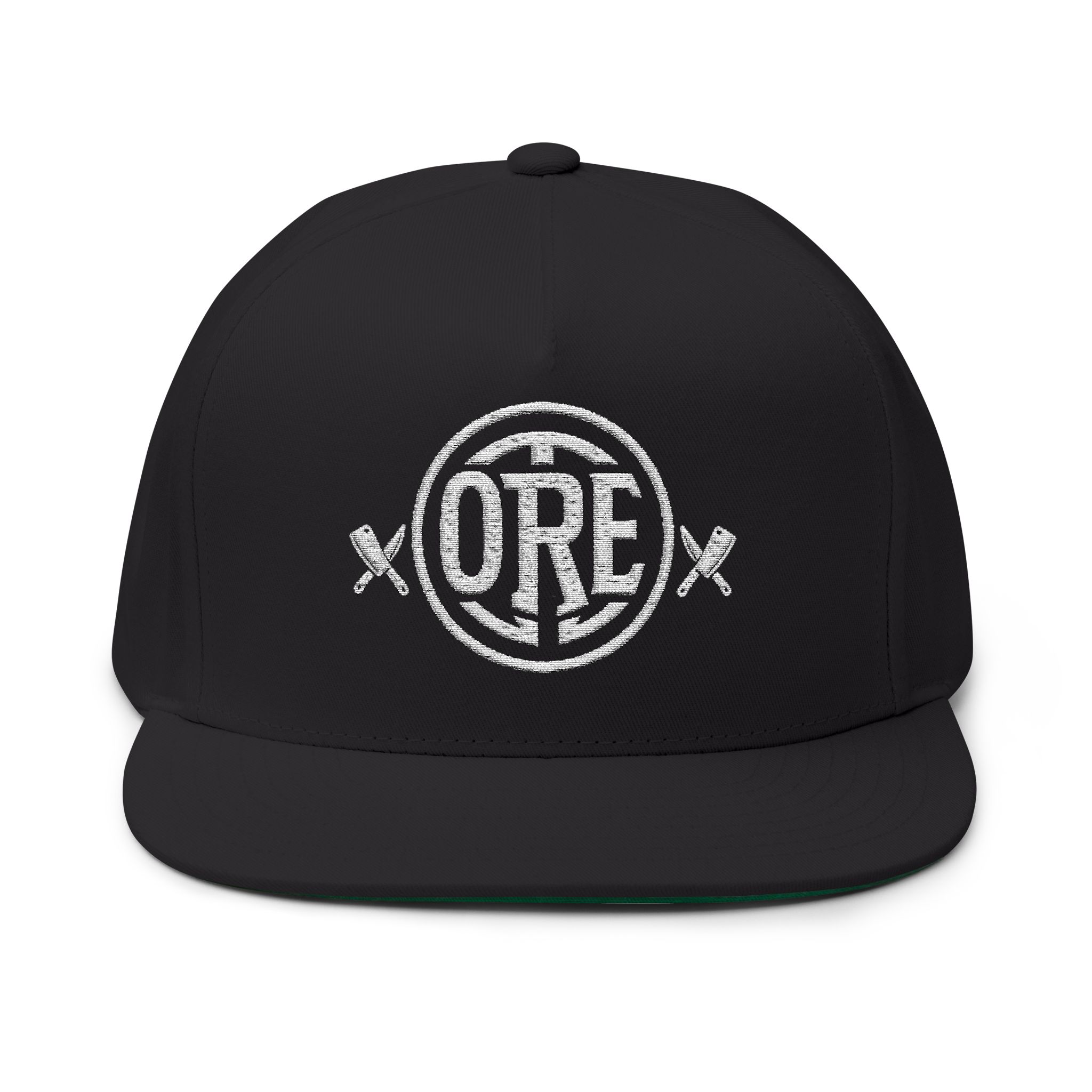 On The Road Eats Crossed OTRE Snapback Hat | Premium Flat Bill Cap