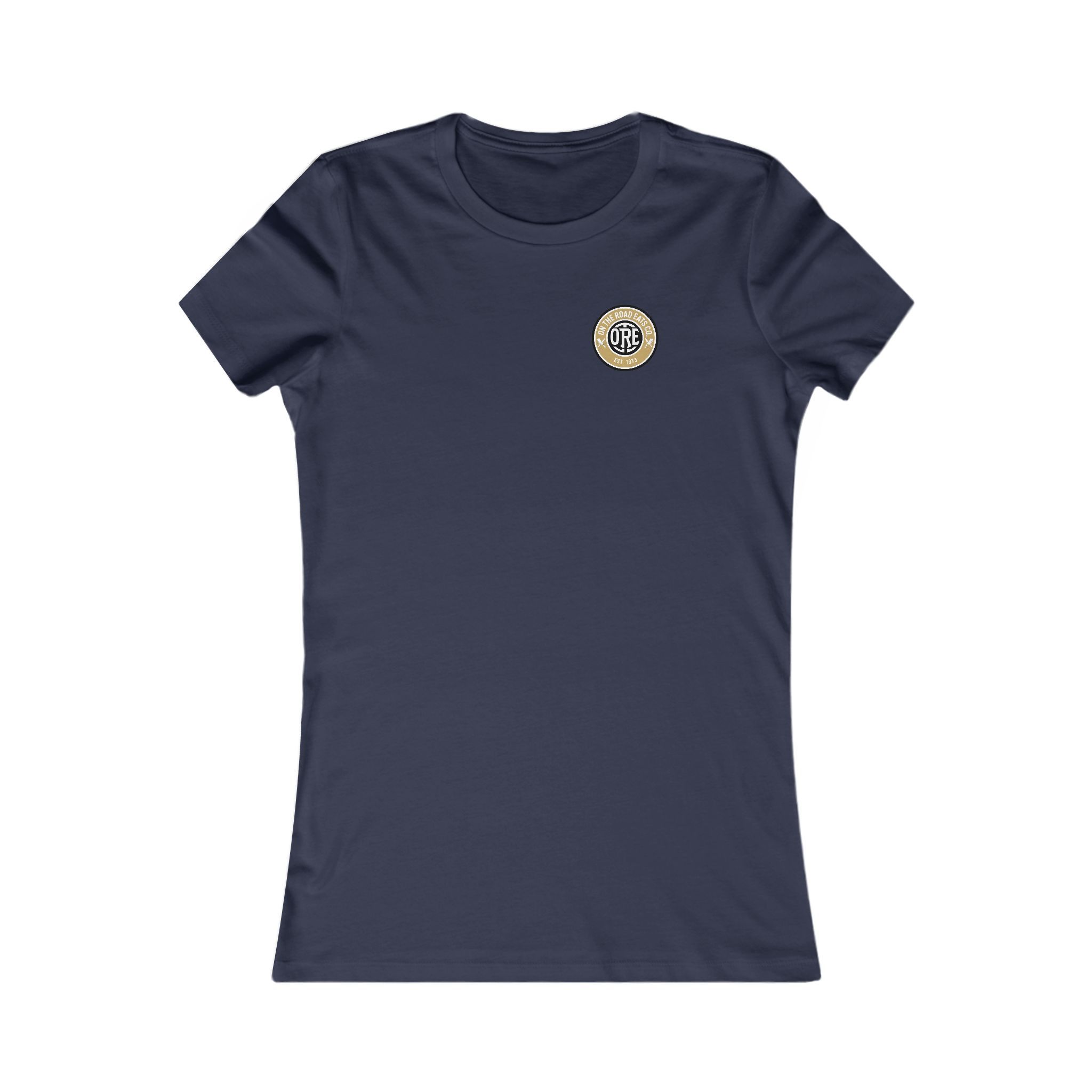 Women's OTRE Heritage Gold Circle T-Shirt | On The Road Eats Apparel - Image 5