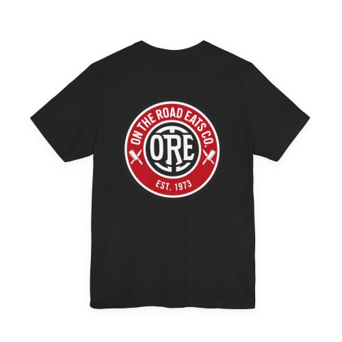 On The Road Eats Heritage Red Circle Logo T-Shirt