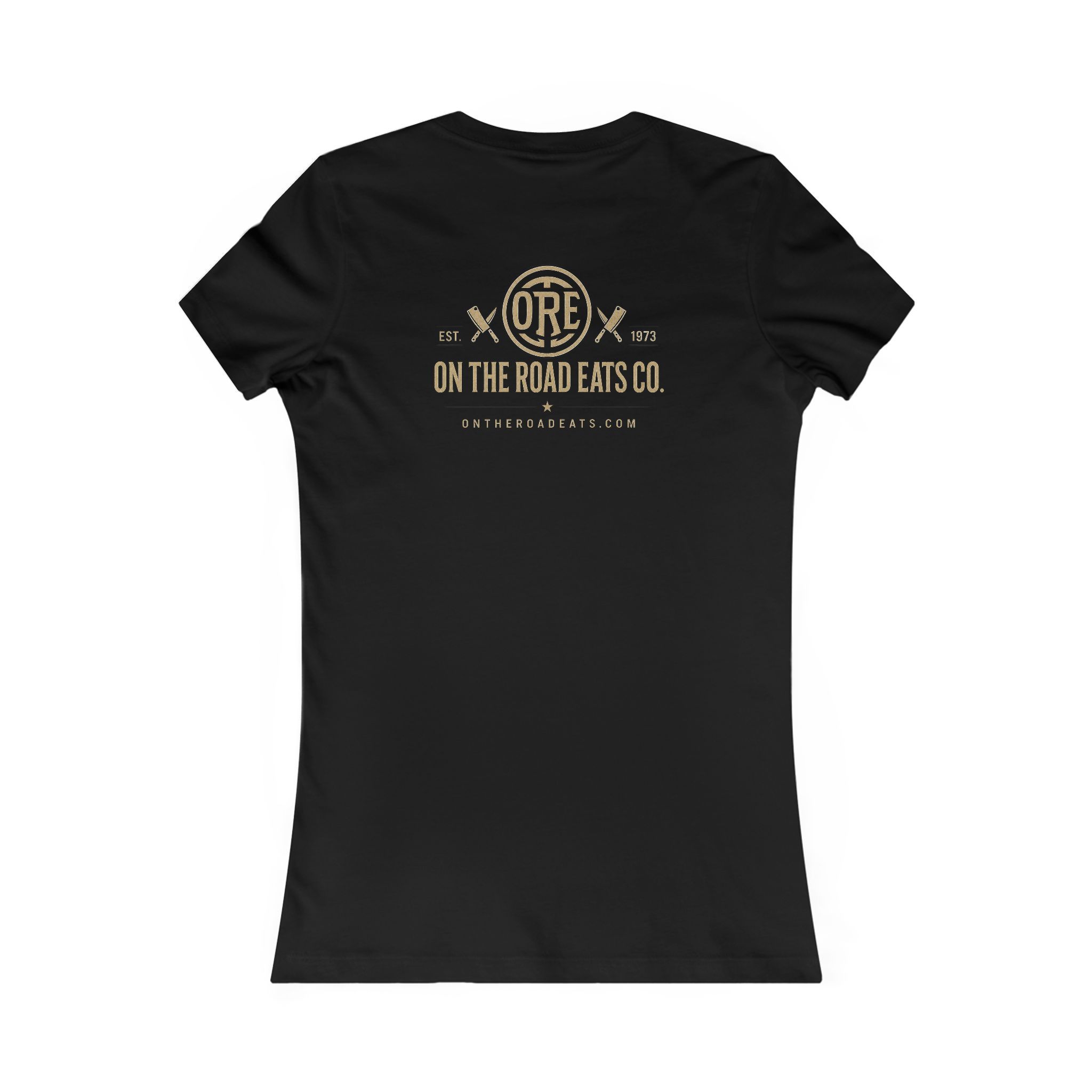 Women's On The Road Eats Heritage Logo T-Shirt | Premium Apparel - Image 6