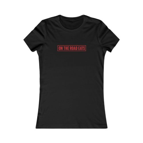 Women's On The Road Eats Boxed Logo T-Shirt | OTRE Apparel